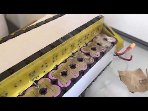 18650 battery pack solder repair tutorial (esk8, bikes, tools, 12s4p, 10s2p)