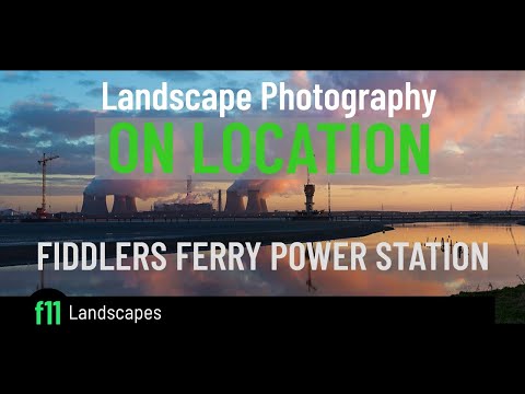 On Location at Fiddlers Ferry Power Station with f11 Landscapes