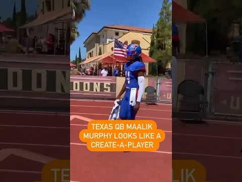 The Longhorns new QB1 is straight out of Madden 😳 | #rivals #football #madden