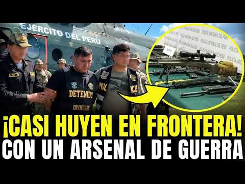 MEGAOPERATIVO EN MADRE DE DIOS DEJA A 6 CAPTURADOS DE PELIGROSO EJERCITO CRIMINAL