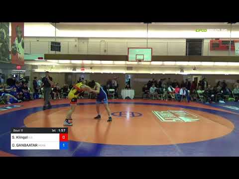 2018 Bill Farrell Memorial International/Women's Freestyle 55 RR Rnd 1 - Samantha Klingel (U.S.) V