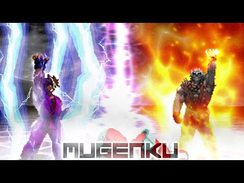 Dark Storm K vs Shin Oni Akuma. Super Epic! Street Fighter MUGEN Multiverse