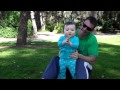 Clapping Playing With Daddy The Park Trust Fall