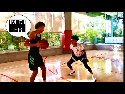 1v1 VS REAL D1 HOOPER OTE STAR ! DYLAN NOVAK 