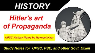 Hitler's art of propaganda | Nazism & The Rise of Hitler | Class 9 History | NCERT - History