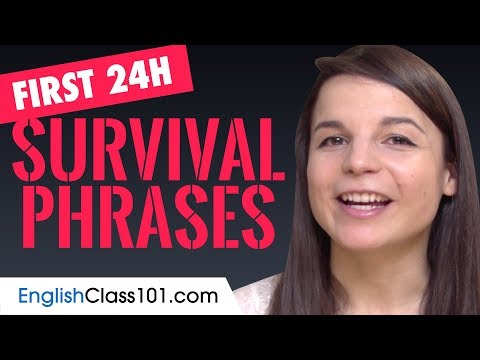 All The English You Need for Your First 24 Hours in the United States