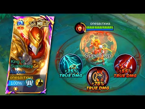ALDOUS BEST UNLIMITED TRUE DAMAGE BUILD IN SOLO RANKED 2026!!!🔥 (insane destroyer damage build)