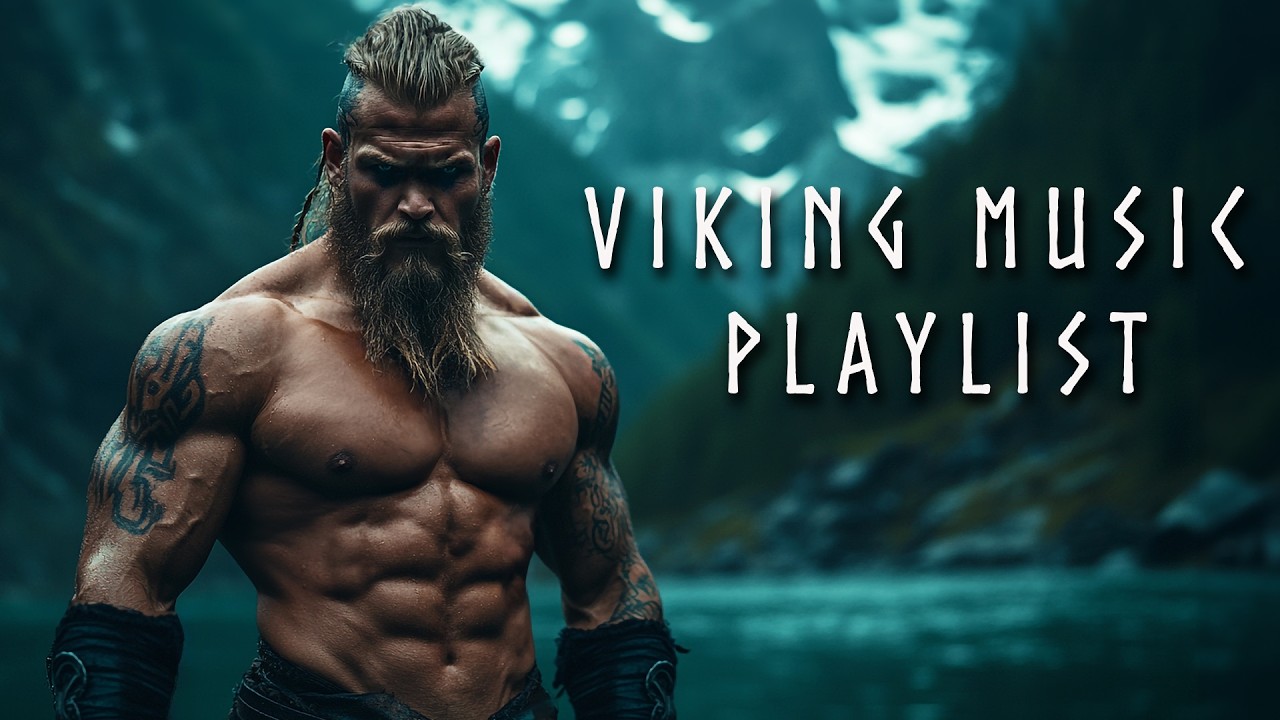 Viking Music Playlist 🌲 Powerful Fantasy Viking Music ✨ Dynamic Drumming for Workout and Training