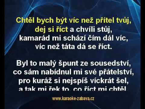 Karel Černoch - Víc než přítel (karaoke z www.karaoke-zabava.cz)