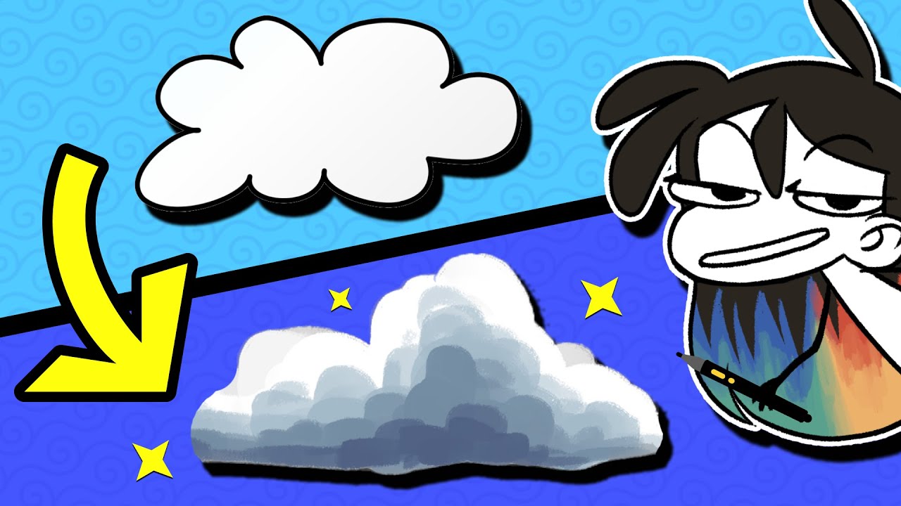 Easy Tips for Drawing Better CLOUDS!