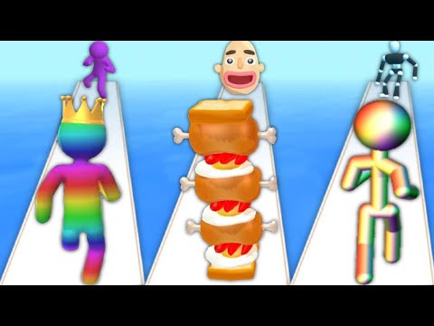 GIANT RUSH vs SANDWICH RUNNER vs TALL MAN RUN - Triple Game