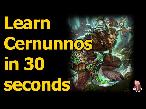 HOW TO PLAY CERNUNNOS IN 30 SECONDS - QUICK SMITE GOD GUIDE