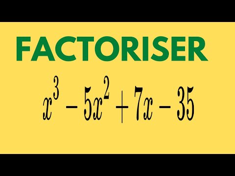 Factor an expression with different powers of x: Second.