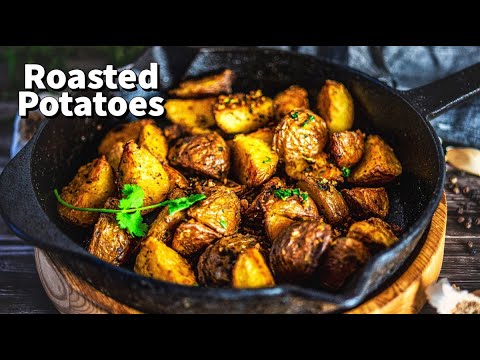 Perfect Roasted Potatoes (ASMR) - Best Crispy Roast Potatoes Recipe
