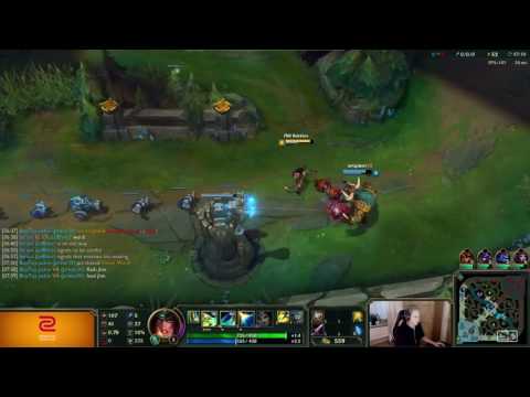 League Of Legends S6 —  Rekkles as Sivir Alistar vs Jhin Karma Bot  Challenger Gameplay