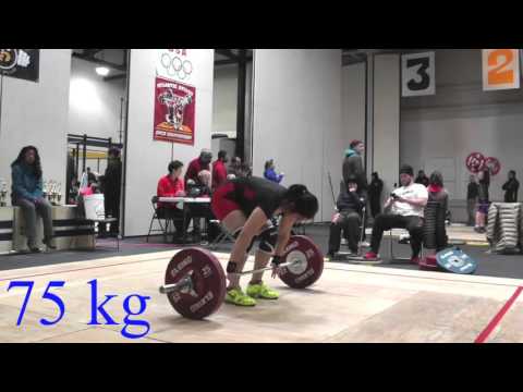 2016 Atlantic States Open   Women 69 Kg Class Clean and Jerk