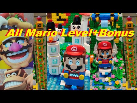 LEGO Super Mario all  17 MOC  Level with Airship and some Bonus Videos!