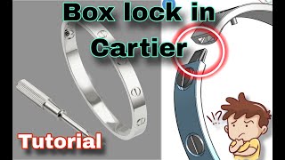 Cartier bracelet gb lock making tutorial how to make bracelet lock