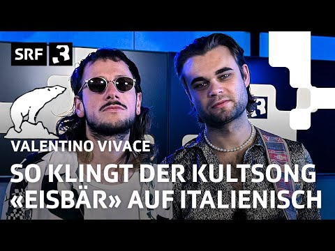 Valentino Vivace - «Orso bianco» / «Eisbär» (Grauzone Cover) | Coversession | SRF 3
