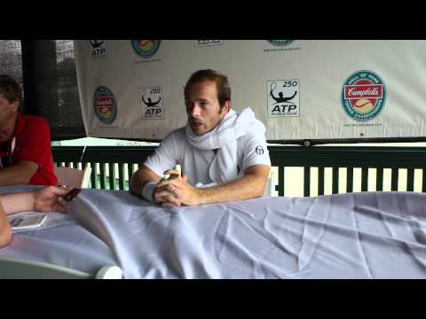 Olivier Rochus ATP Newport 1st Round Presser