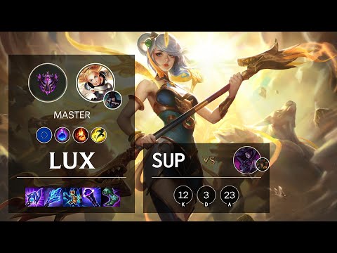 Lux Support vs Morgana - EUW Master Patch 11.23