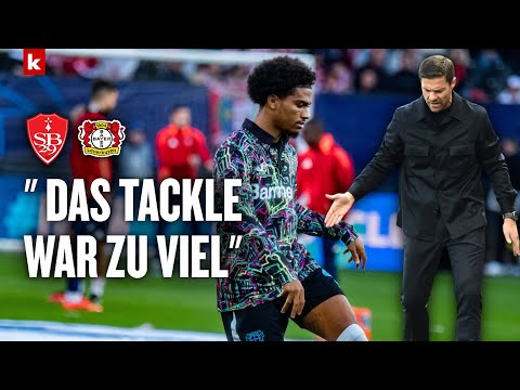 Xabi Alonso genervt und traurig wegen Adli-Ausfall I Stade Brest - Bayer Leverkusen 1:1