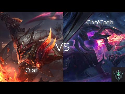 (4/5) Ranked Toplane Olaf vs Cho'Gath (Plat)