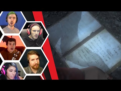 Let's Players Reaction To Reading Hannah's Scrawled Journal In The Mines | Until Dawn