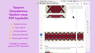 PC - macOS | Rehber 10 - TabletWeaver Studio: Tasarım Dosyalarını PDF Olarak Kay