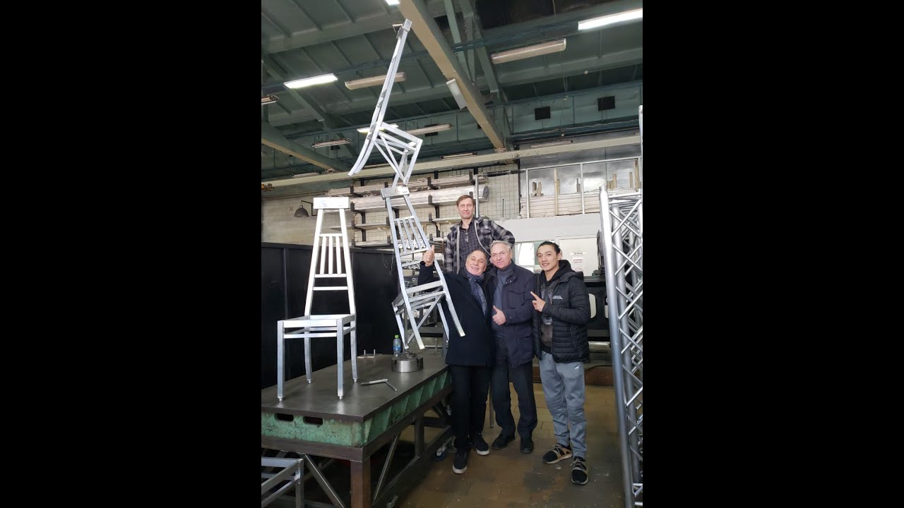 Эквилибр на стульях производства МДМ-Технология (МДМТ), мюзикл «Принцесса цирка»
