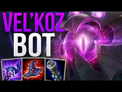 VEL'KOZ ADC PERFECT GAME | CHALLENGER VEL'KOZ BOT GAMEPLAY | Patch 8.14 S8 - League of Legends