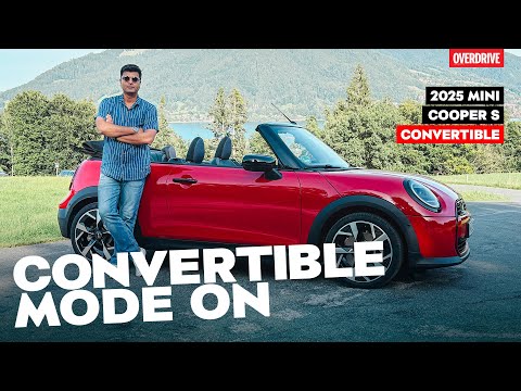 2025 Mini Cooper S Convertible on Autobahn | Drive Impressions & Features Explained | #OVERDRIVE