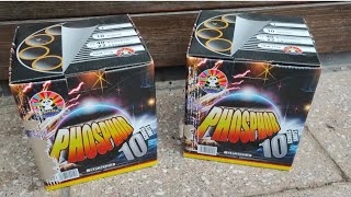 Phosphor - Panda Feuerwerk 2x 10Shot 30mm Batterie