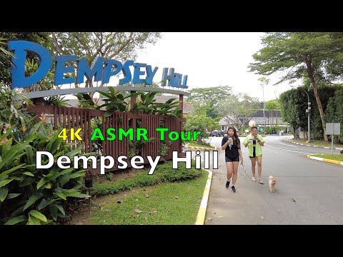 ASMR Dempsey Hill Sunday Afternoon Walk 4K #walkingtour #singapore