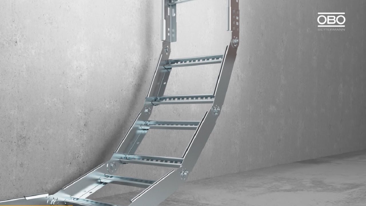 Mounting of cable ladder - OBO Bettermann