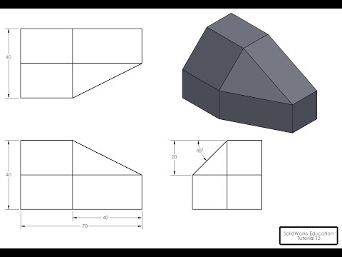 SolidWorks Education Detailed Drawing Exercises Tutorial 13