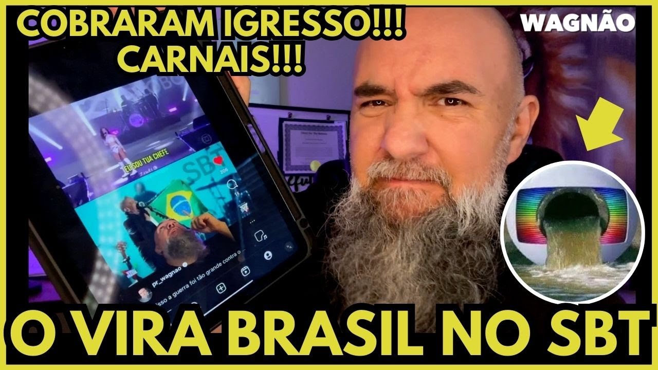 VIRA BRASIL NO SBT! SEGURA ESSA VERDADE NA CARA! || OLHA ISSO IGREJA!!! || WAGNÃO