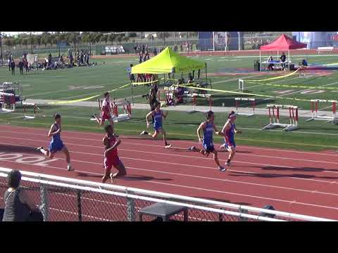 JVB 100m Heat 1 vs Fountain Valley on 3-27-19