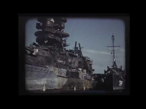 Battleships South Dakota and Nagato (Color:1945)