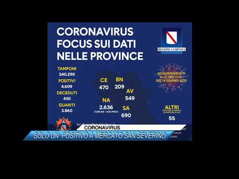 CORONAVIRUS, SOLO UN  POSITIVO A MERCATO SAN SEVERINO