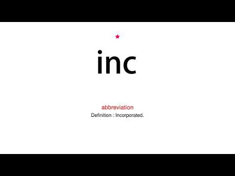 How to pronounce inc - Vocab Today
