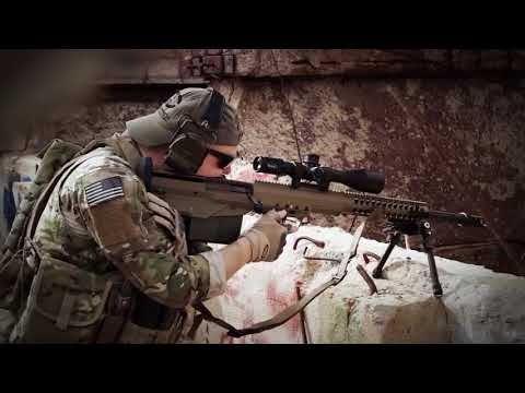 HTI Sniper Rifle Compact , Portable and Accurate 45 inches   Desertech