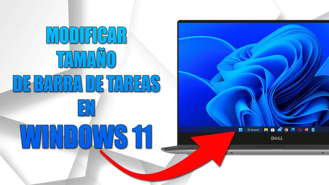 Cómo CAMBIAR el TAMAÑO de la BARRA DE TAREAS en Windows 11 😱