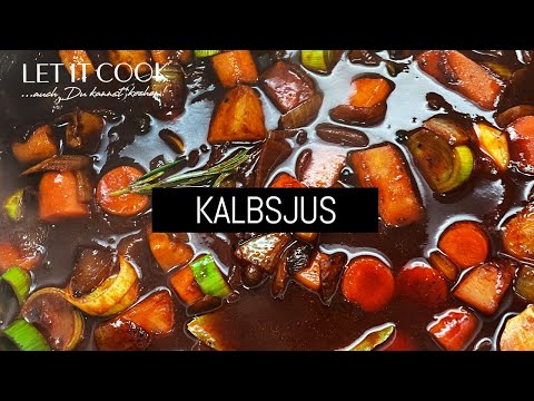 Bratensauce, Kalbsjus / Demiglace, das Gold der Küche