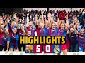 ? LEAGUE CHAMPIONS! | HIGHLIGHTS BARÇA 5 - 0 REAL MADRID