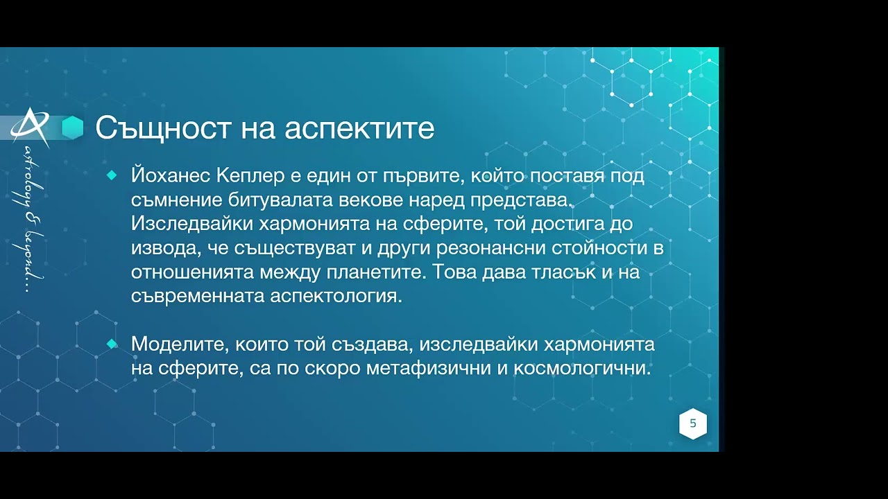 28.11.2023 - Аспекти в Астрологията