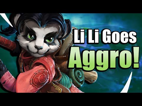 Hot Damage Panda! Li Li Insane Offensive Power?! - Heroes of the Storm w Kiyeberries