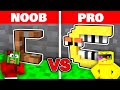 Minecraft NOOB vs PRO: TINY ALPHABET LORE Minecraft Build Challenge!
