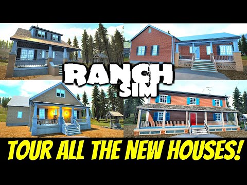 Building The Biggest House & Full Garage ~ Ranch Simulator 