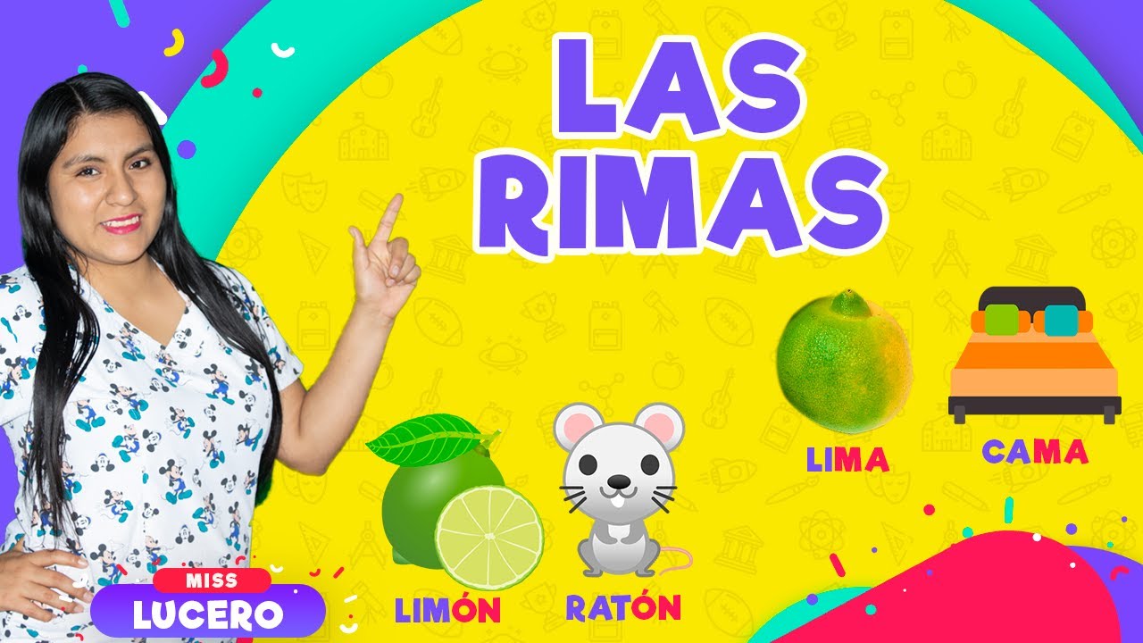 Las rimas, palabras que riman | Miss Lucero